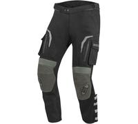 Bogotto Explorer-Z impermeabile Moto Pelle/Tessuto Pantaloni, nero-verde, taglia XL per maschi