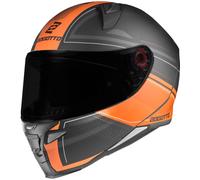 Bogotto FF110 Cinder Casco, nero opaco/arancione, Taglia XL