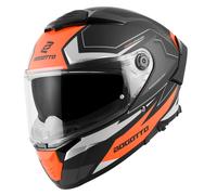 Bogotto FF118 Vilial Casco, nero opaco/arancione, Taglia M