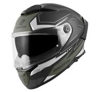 Bogotto FF118 Vilial Casco, nero opaco/verde, Taglia S