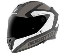 Bogotto FF122 BGT Casco, grigio/bianco, Taglia 2XL