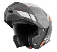 Bogotto FF403 Murata casco apribile, nero-arancione, taglia S per maschi