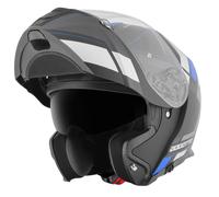 Bogotto FF403 Murata casco apribile, nero-blu, taglia M per maschi
