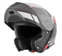 Bogotto FF403 Murata casco apribile, nero-rosso, taglia XS per maschi