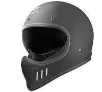 Bogotto FF980 Caferacer Casco da Croce, nero opaco, Taglia 2XL