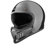 Bogotto FF980 Caferacer Casco da Croce, nero, Taglia L