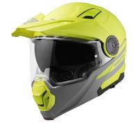 Bogotto FG-102 Duo Casco ribaltabile in fibra di vetro per Enduro, Giallo opaco, Taglia XL