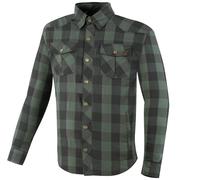 Bogotto Forgewood Camicia da moto, nero/verde, Taglia M
