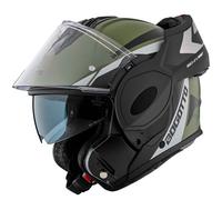 Bogotto FS-X600 Atyr Casco, Oliva opaco/nero, Taglia XL