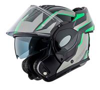 Bogotto FS-X600 Vyda Casco, nero/grigio/verde, Taglia M (57/58)
