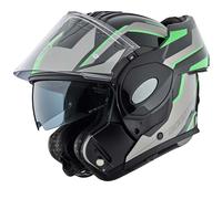 Bogotto FS-X600 Vyda Casco, nero-grigio-verde, taglia XS per maschi
