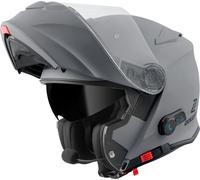 Bogotto H271 BT Bluetooth Casco, Grigio opaco, Taglia L