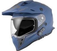 Bogotto H331 BT Bluetooth Casco Enduro, Blu opaco, Taglia XL