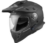 Bogotto H331 BT Bluetooth Casco Enduro, nero opaco, Taglia XS