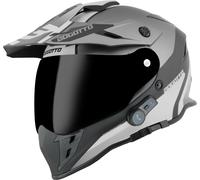 Bogotto H331 BT Tour EVO Bluetooth Casco Enduro, nero-grigio, taglia XS per donne
