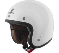 Bogotto H541 Solid Casco Jet, Bianco, Taglia XS