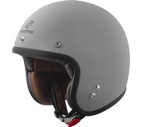 Bogotto H541 Solid Casco Jet, grigio, taglia M per maschi
