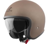 Bogotto H589 Solid Casco a reazione, marrone, taglia XL per donne