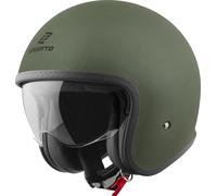 Bogotto H589 Solid Casco a reazione, verde, taglia XS per donne
