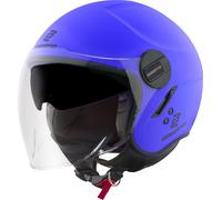 Bogotto H595-1 SPN Casco Jet, Blu opaco, Taglia M
