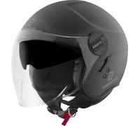 Bogotto H595-1 SPN Casco Jet, nero opaco, Taglia XS