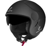 Bogotto H595 SPN Casco Jet, nero opaco, Taglia XS