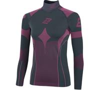 Bogotto Heidy Camicia funzionale invernale da donna a lunga, grigio/rosa, Taglia M/L