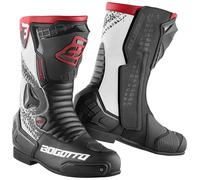 Bogotto Losail Evo Stivali Moto, nero/bianco/rosso, Taglia 48