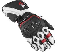 Bogotto Losail Guanti Moto, nero/bianco/rosso, Taglia 3XL