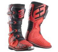 Bogotto MX-3 Camo Stivali motocross, rosso/nero, 44
