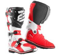 Bogotto MX-7 S Stivali motocross, nero-bianco-rosso, taglia 43 per donne