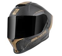 Bogotto Phantom Carbon Casco, nero/oro, Taglia L