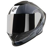 Bogotto Phantom Combo Carbon Casco, blu/nero/bianco, Taglia XS