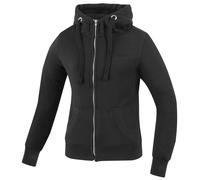 Bogotto R-Ace Felpa con cappuccio e zip da moto da donna, nero, Taglia L