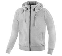 Bogotto R-Ace Felpa con cappuccio e zip da moto, grigio, Taglia S