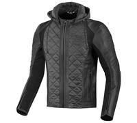 Bogotto Radic Giacca da moto in pelle/tessuto, nero, taglia XS per maschi