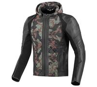 Bogotto Radic Giacca da moto in pelle/tessuto, verde, taglia 2XL per maschi