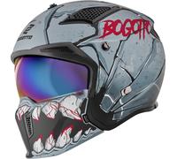 Bogotto Radic Onix 22.06 Casco, nero-grigio, taglia L per maschi