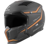 Bogotto Radic WN-ST 22.06 Casco, nero-arancione, taglia XL per maschi