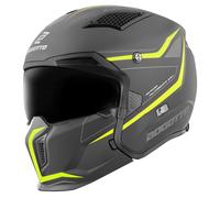 Bogotto Radic WN-ST Casco, nero-giallo, taglia XS per maschi