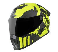 Bogotto Rapto Demon Casco, Grigio/giallo opaco, Taglia 2XL