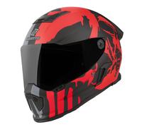 Bogotto Rapto Demon Casco, Grigio/rosso opaco, Taglia L