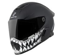 Bogotto Rapto Jaws Casco, nero/grigio opaco, Taglia 2XL (63/64)