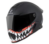 Bogotto Rapto Jaws Casco, nero-rosso, taglia M per maschi