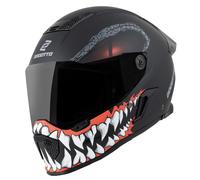 Bogotto Rapto Reptile Casco, nero/rosso opaco, Taglia M