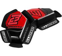 Bogotto Sport Cursore ginocchio, nero-rosso per maschi