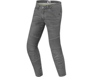 Bogotto Streton Jeans da moto, grigio, taglia 34 36 per maschi