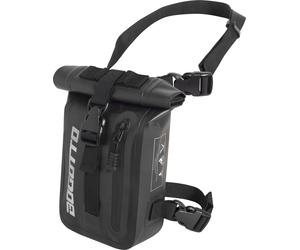 Bogotto Terreno Roll-Top Borsa a coscia impermeabile, nero, Taglia 2 litri