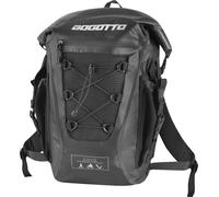Bogotto Terreno Roll-Top Zaino moto impermeabile, nero, taglia 31-40l per maschi