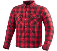 Bogotto Timb-R Camicia da moto, nero-rosso, taglia 5XL per maschi